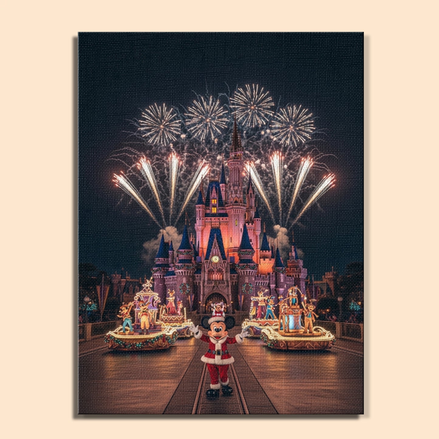 Colorful Christmas Joy #100 | Paint by Numbers Kit EasyArtJoy