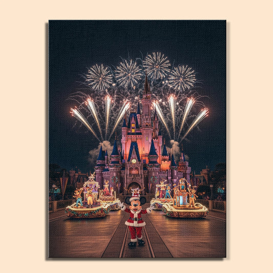 Colorful Christmas Joy #100 | Paint by Numbers Kit EasyArtJoy