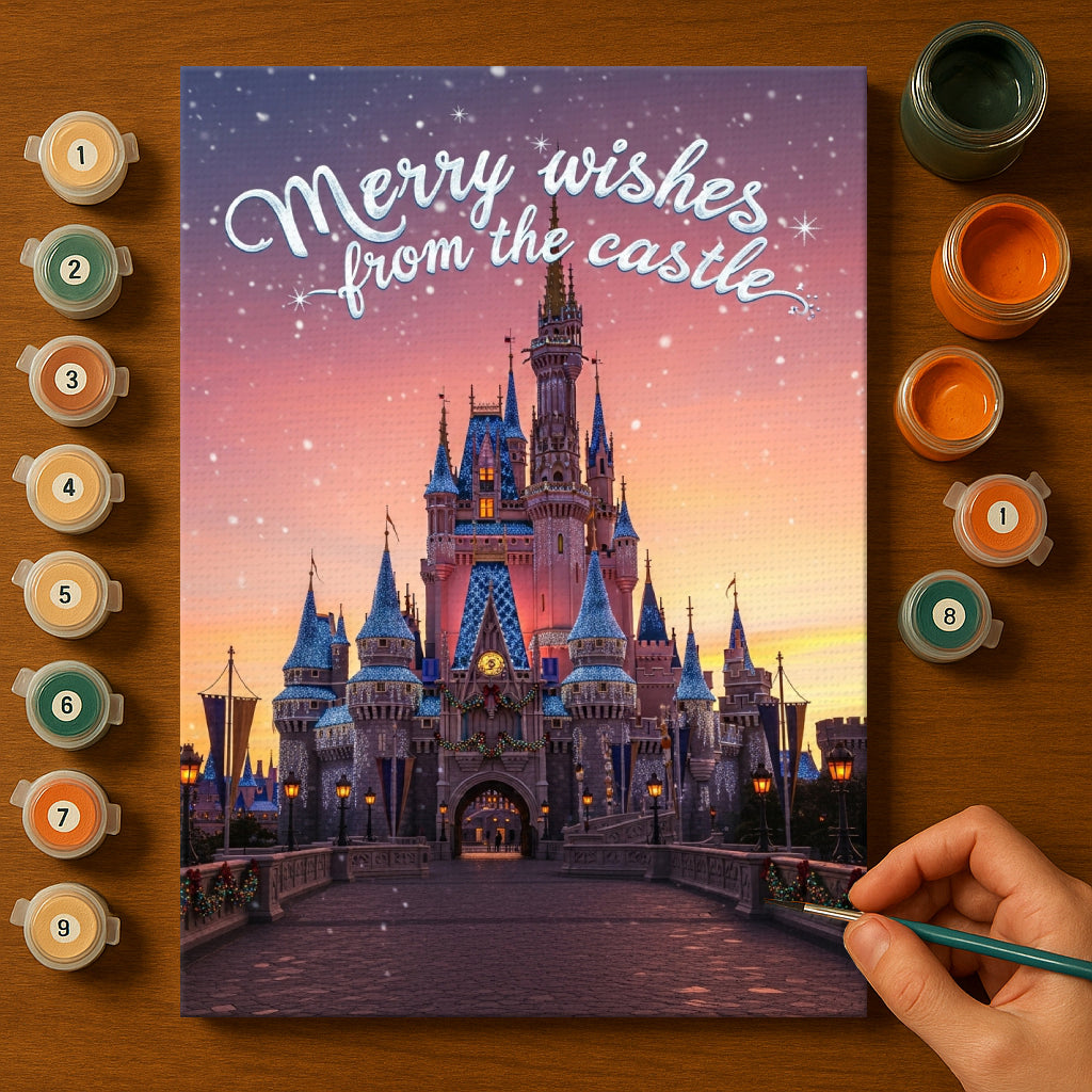 Colorful Christmas Joy #101 | Paint by Numbers Kit EasyArtJoy