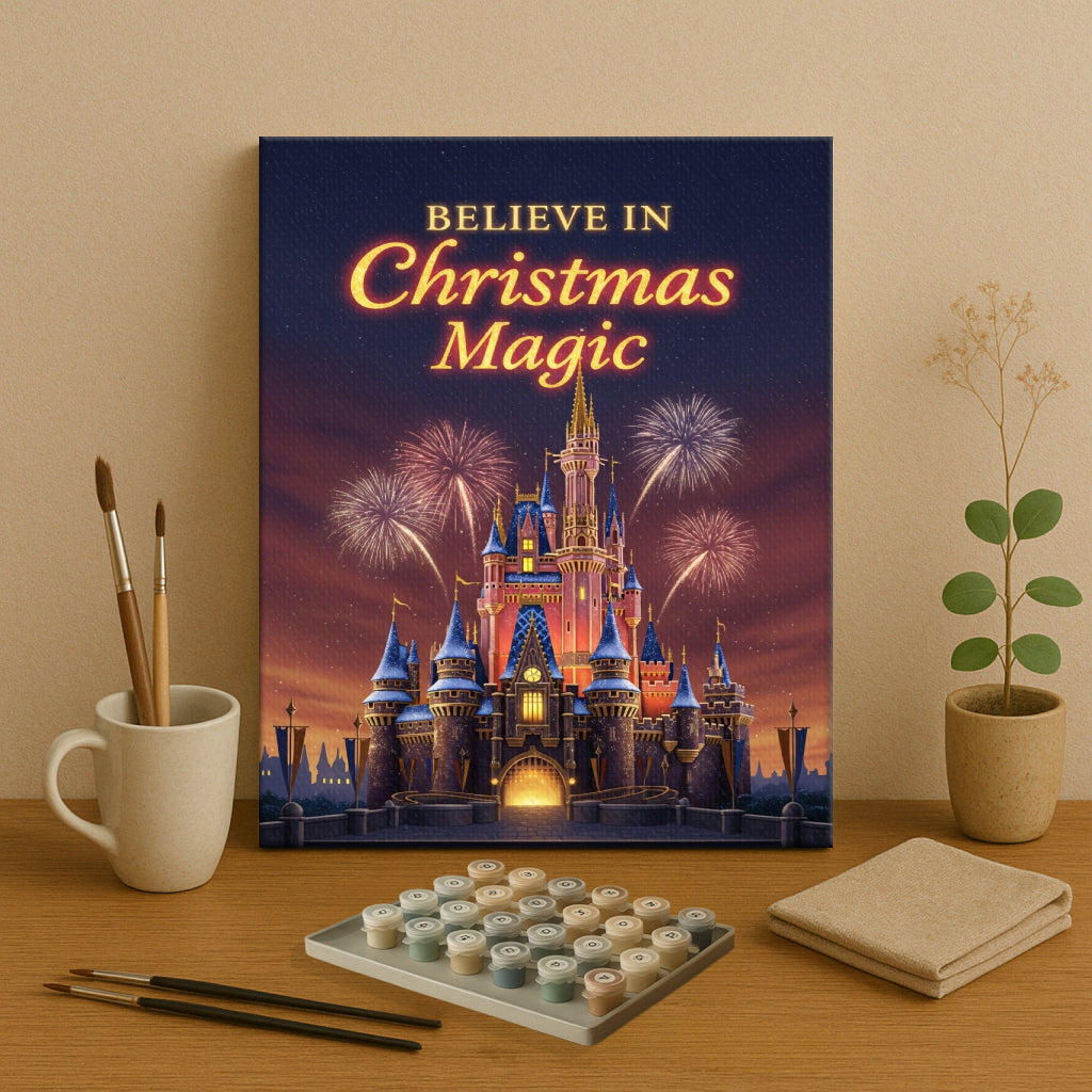 Colorful Christmas Joy #102 | Paint by Numbers Kit EasyArtJoy