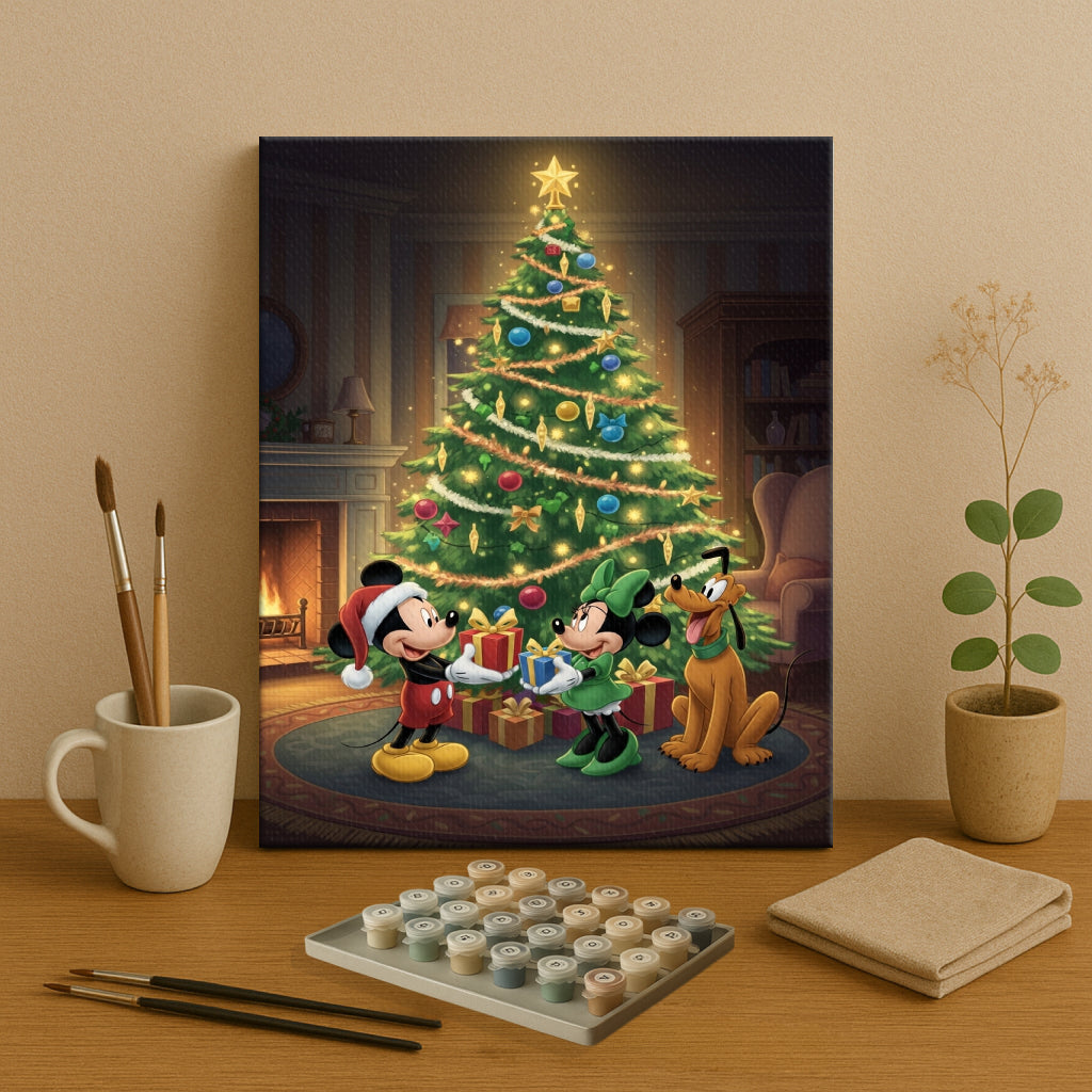 Colorful Christmas Joy #103 | Paint by Numbers Kit EasyArtJoy