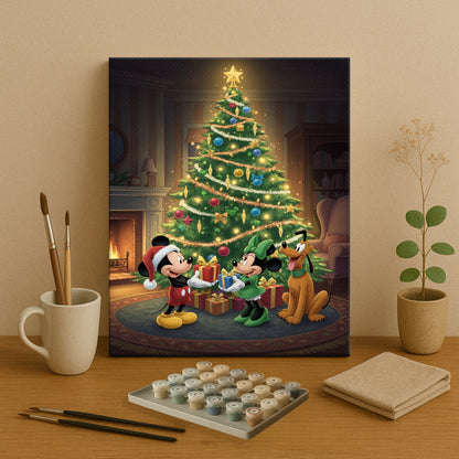 Colorful Christmas Joy #103 | Paint by Numbers Kit EasyArtJoy