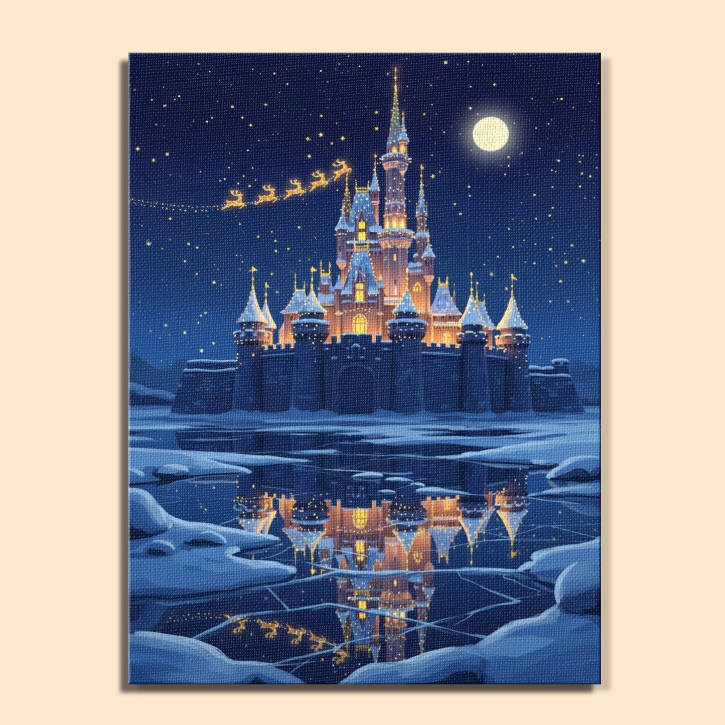 Colorful Christmas Joy #104 | Paint by Numbers Kit EasyArtJoy