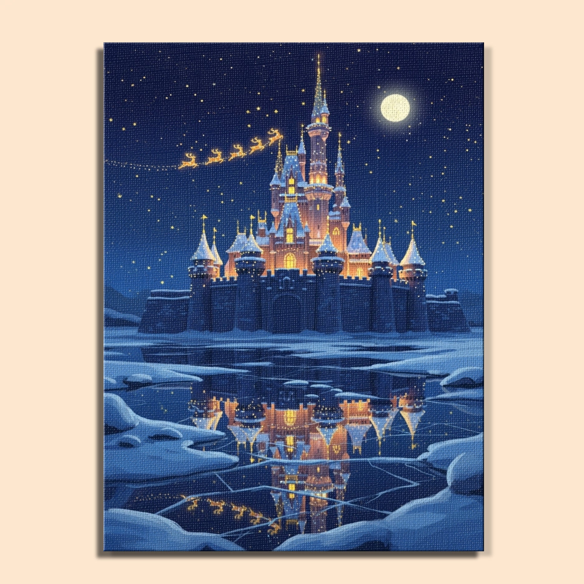 Colorful Christmas Joy #104 | Paint by Numbers Kit EasyArtJoy