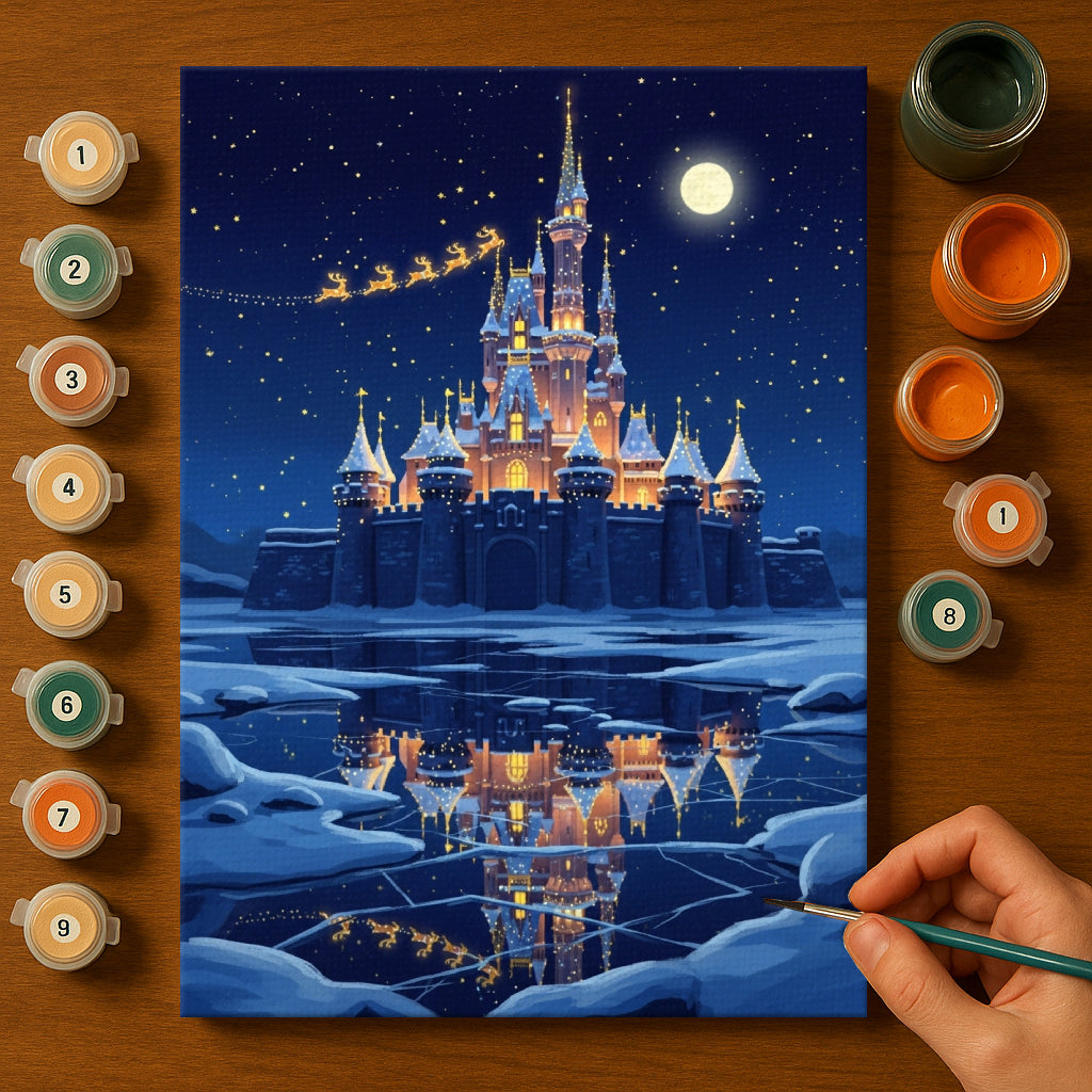 Colorful Christmas Joy #104 | Paint by Numbers Kit EasyArtJoy