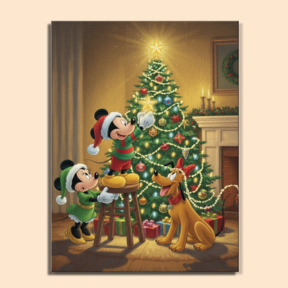 Colorful Christmas Joy #105 | Paint by Numbers Kit EasyArtJoy