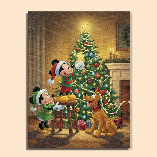 Colorful Christmas Joy #105 | Paint by Numbers Kit EasyArtJoy