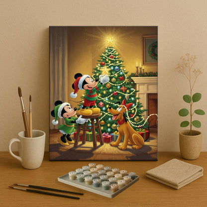 Colorful Christmas Joy #105 | Paint by Numbers Kit EasyArtJoy