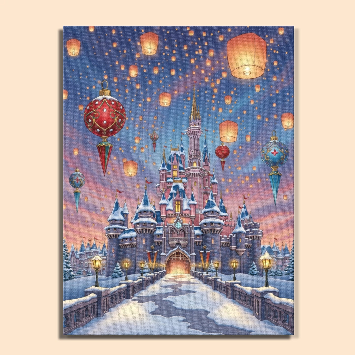 Colorful Christmas Joy #106 | Paint by Numbers Kit EasyArtJoy