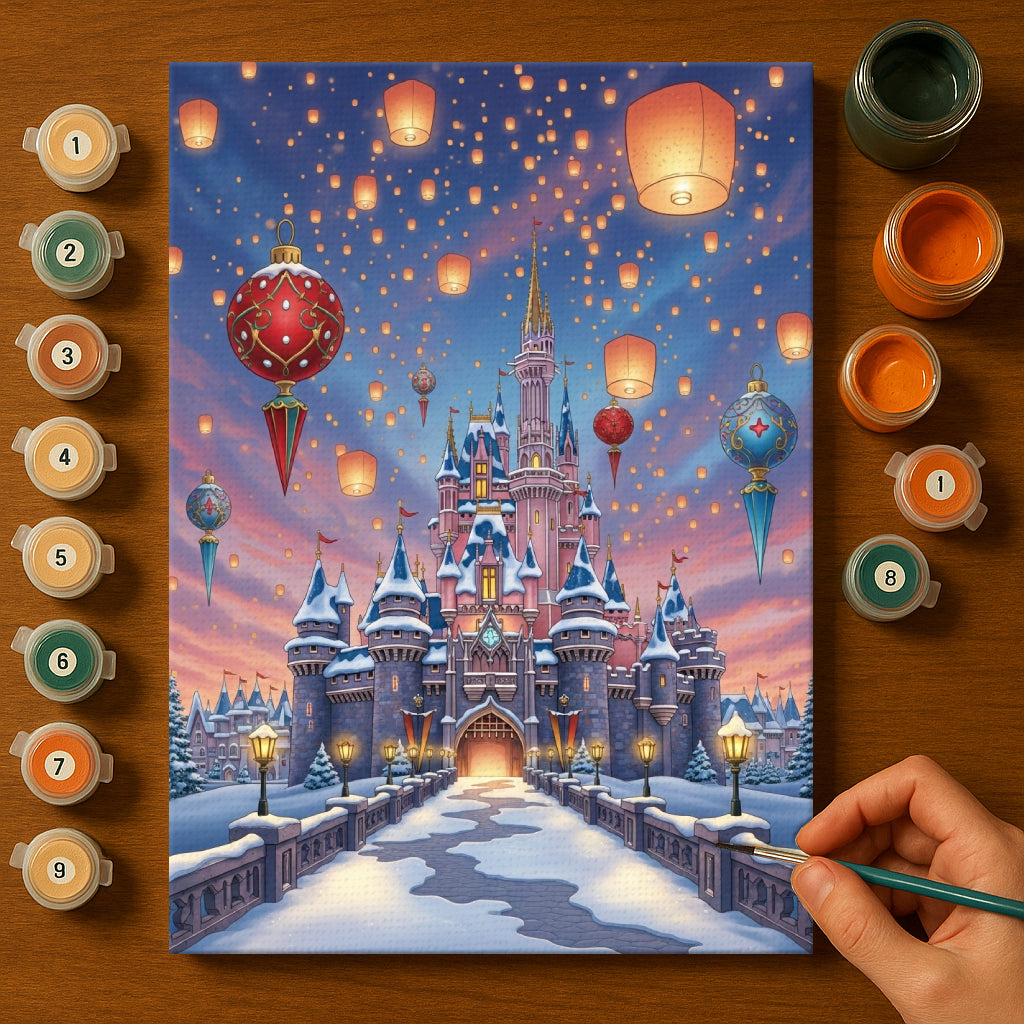 Colorful Christmas Joy #106 | Paint by Numbers Kit EasyArtJoy