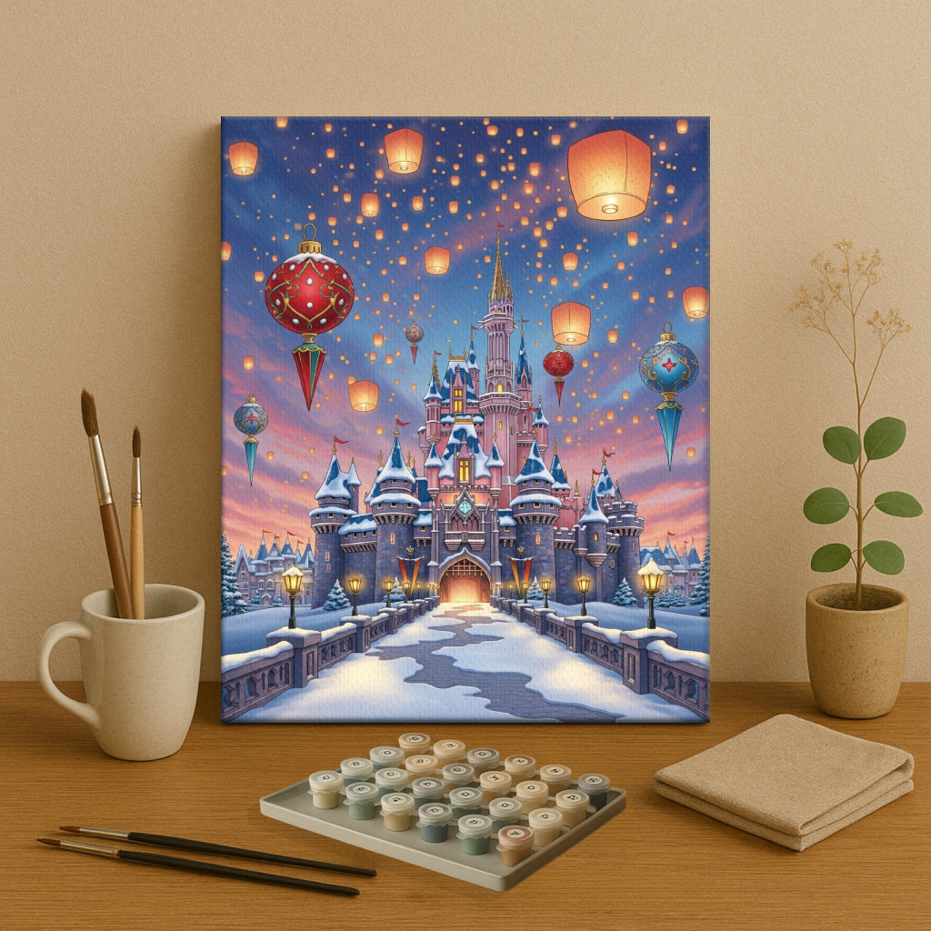 Colorful Christmas Joy #106 | Paint by Numbers Kit EasyArtJoy