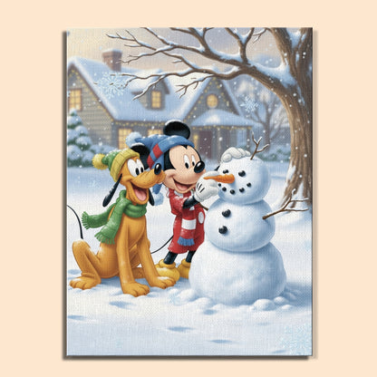 Colorful Christmas Joy #107 | Paint by Numbers Kit EasyArtJoy