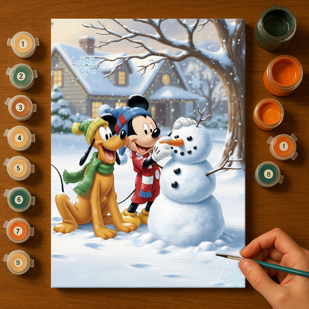 Colorful Christmas Joy #107 | Paint by Numbers Kit EasyArtJoy