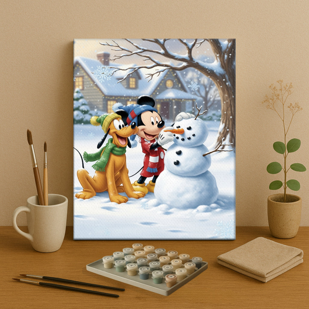 Colorful Christmas Joy #107 | Paint by Numbers Kit EasyArtJoy