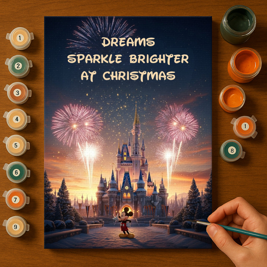 Colorful Christmas Joy #108 | Paint by Numbers Kit EasyArtJoy