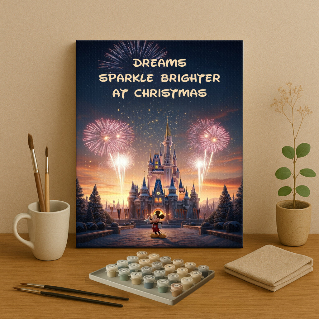 Colorful Christmas Joy #108 | Paint by Numbers Kit EasyArtJoy