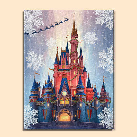 Colorful Christmas Joy #109 | Paint by Numbers Kit EasyArtJoy