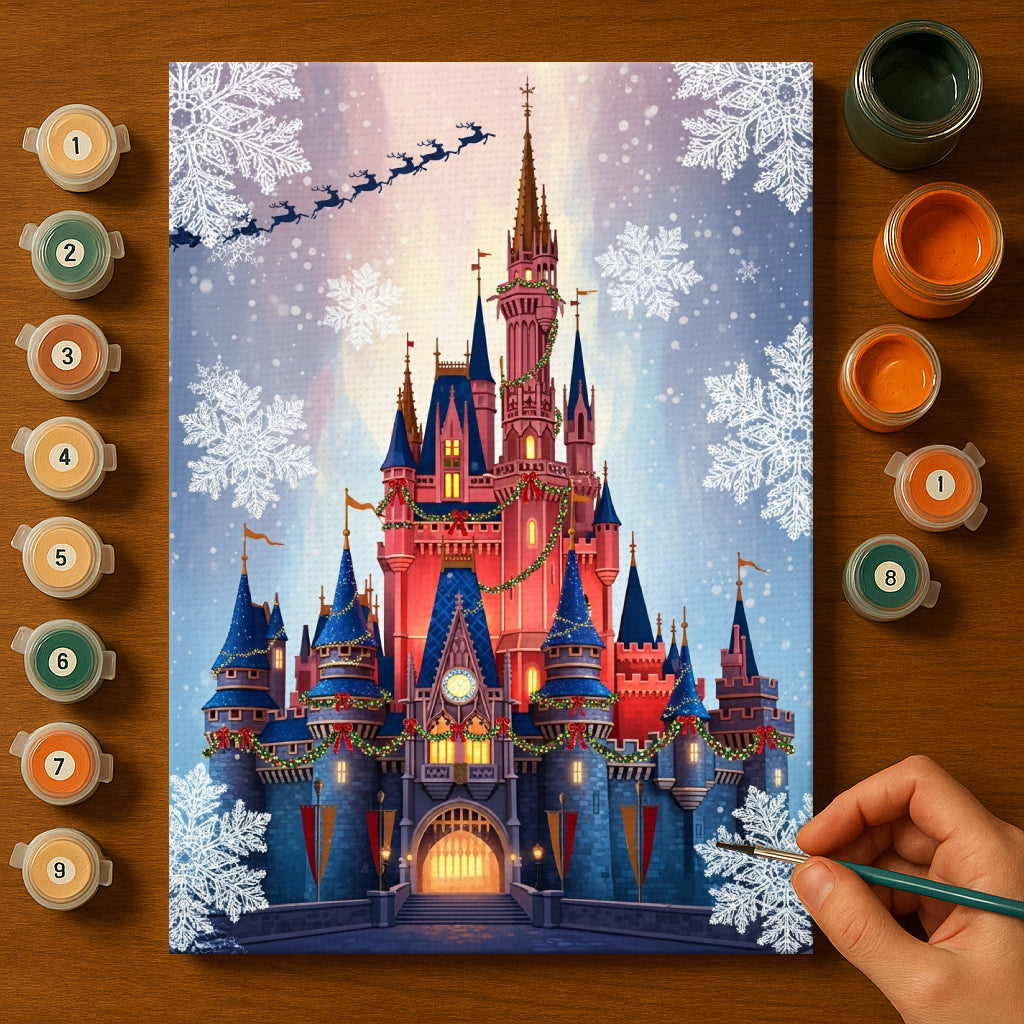 Colorful Christmas Joy #109 | Paint by Numbers Kit EasyArtJoy