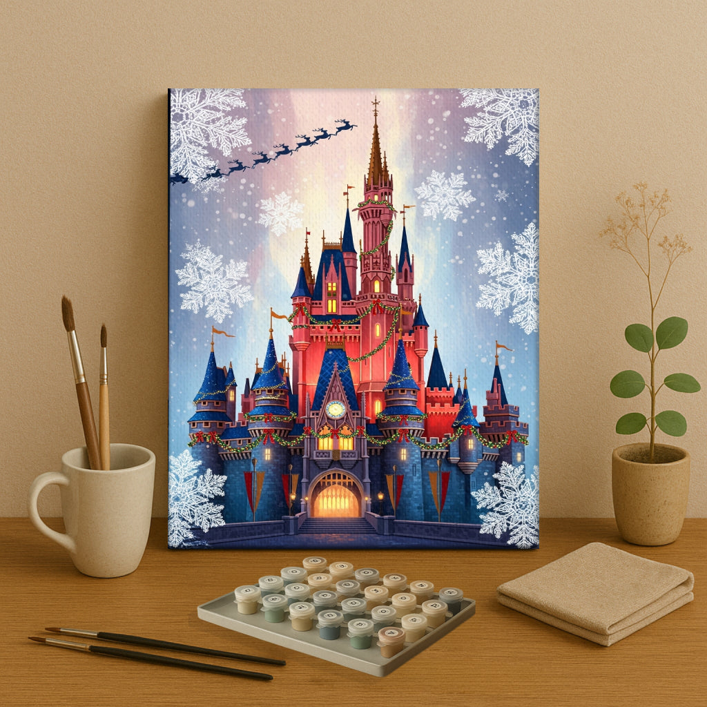 Colorful Christmas Joy #109 | Paint by Numbers Kit EasyArtJoy