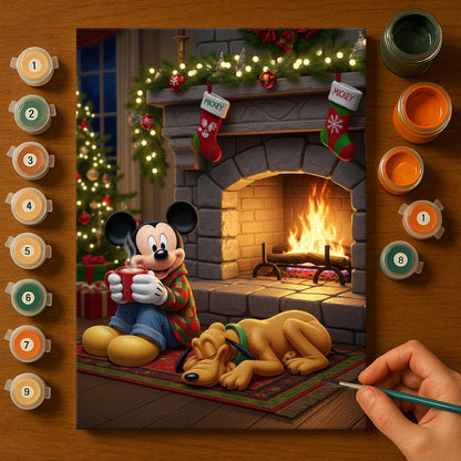 Colorful Christmas Joy #110 | Paint by Numbers Kit EasyArtJoy