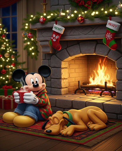 Colorful Christmas Joy #110 | Paint by Numbers Kit EasyArtJoy