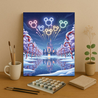 Colorful Christmas Joy #111 | Paint by Numbers Kit EasyArtJoy