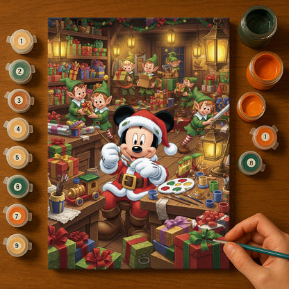 Colorful Christmas Joy #113 | Paint by Numbers Kit EasyArtJoy