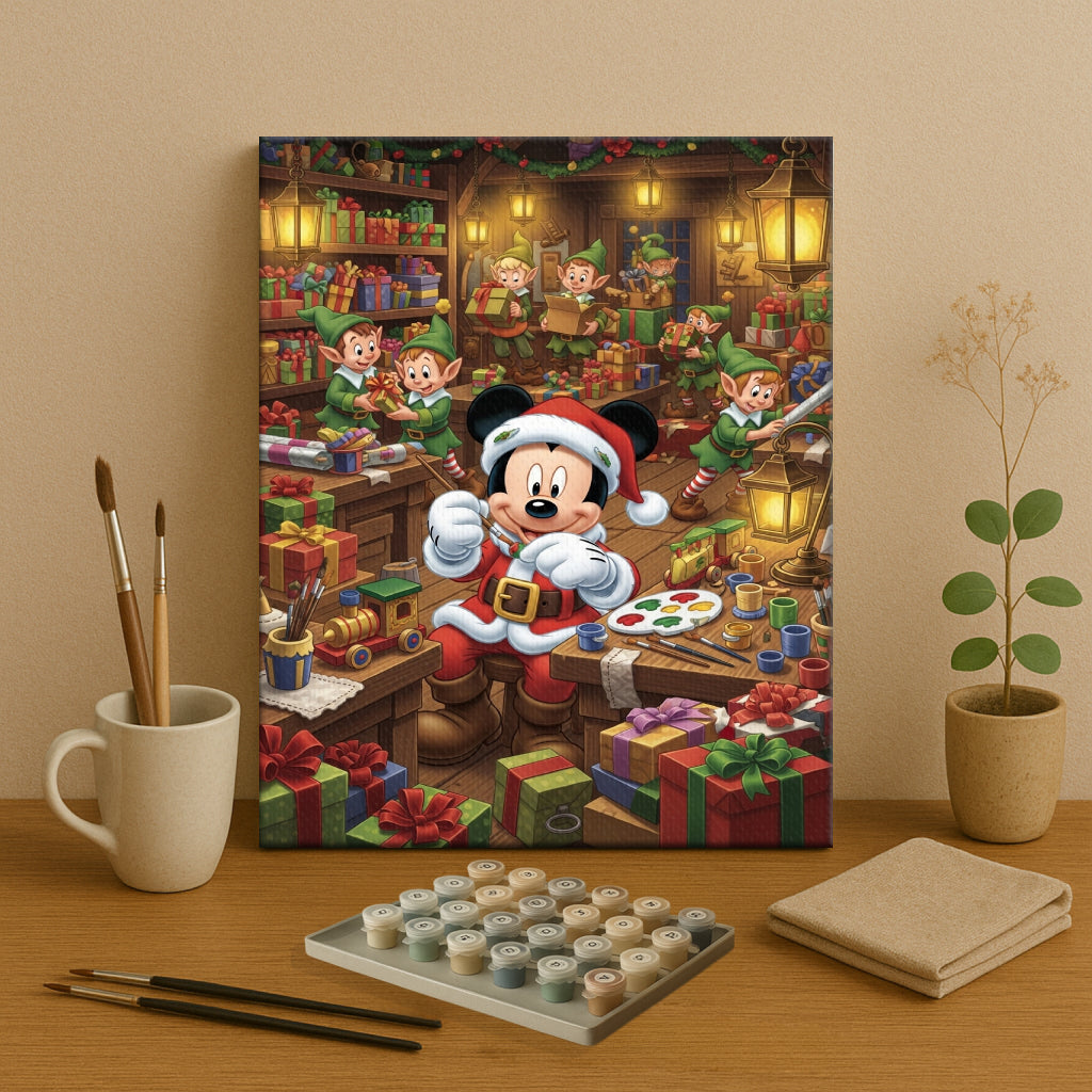 Colorful Christmas Joy #113 | Paint by Numbers Kit EasyArtJoy