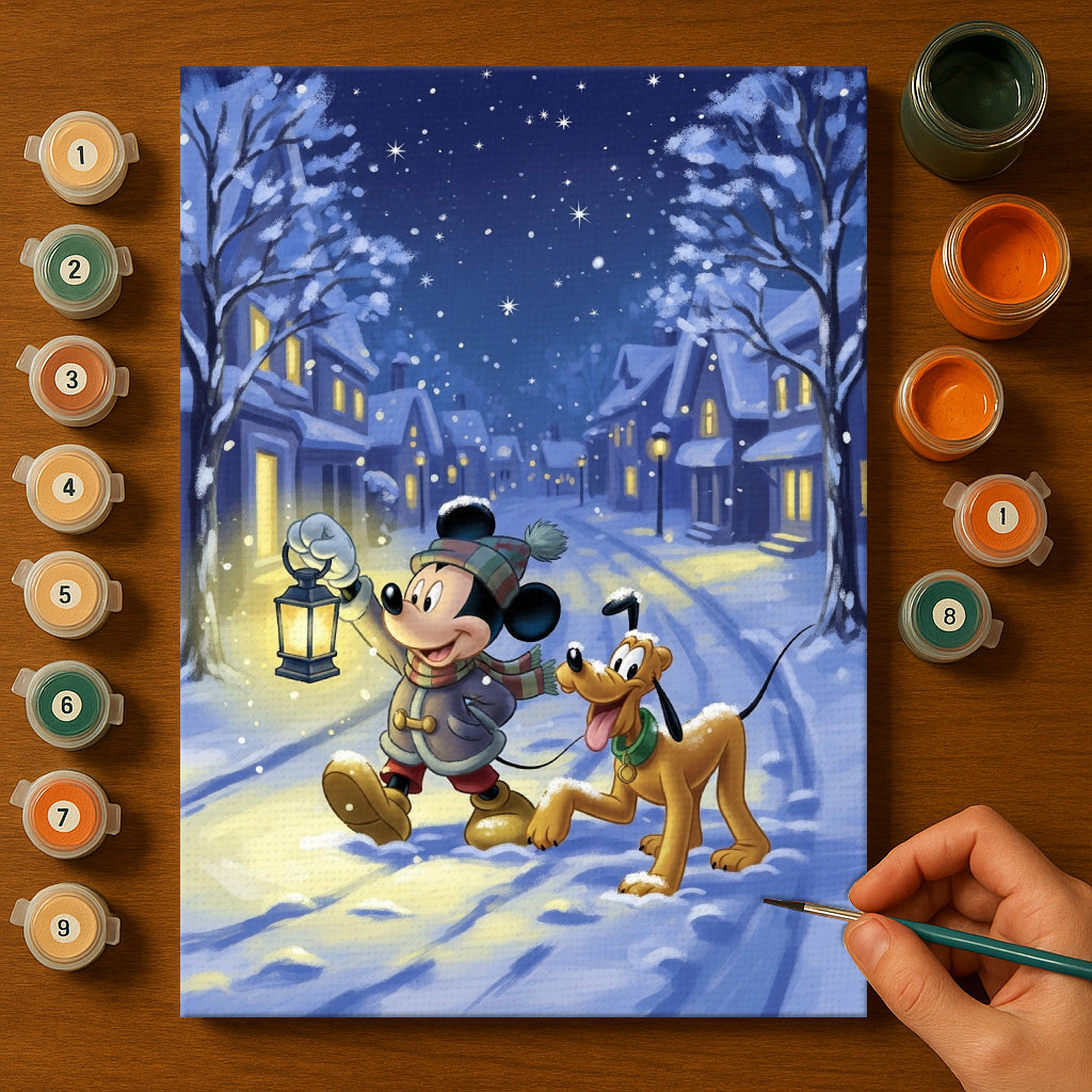 Colorful Christmas Joy #114 | Paint by Numbers Kit EasyArtJoy