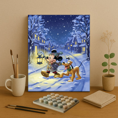 Colorful Christmas Joy #114 | Paint by Numbers Kit EasyArtJoy