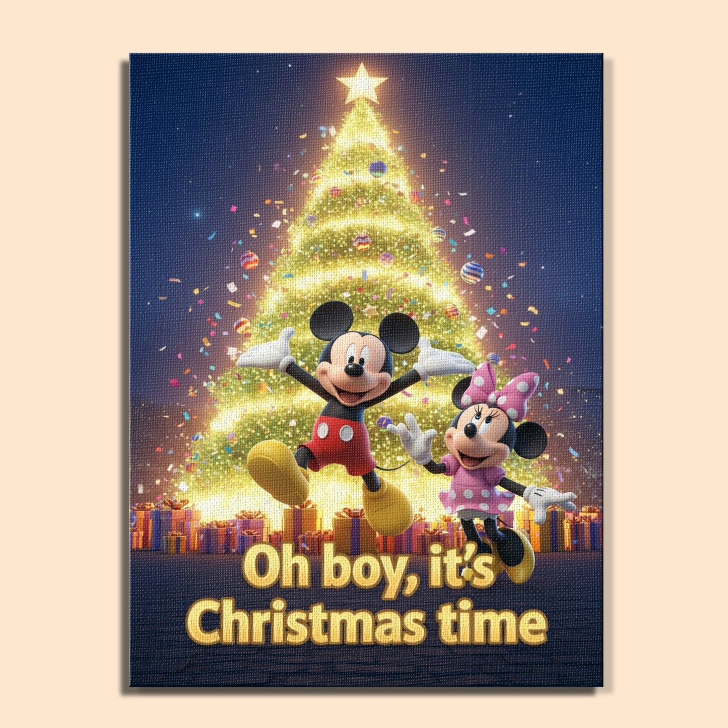 Colorful Christmas Joy #115 | Paint by Numbers Kit EasyArtJoy