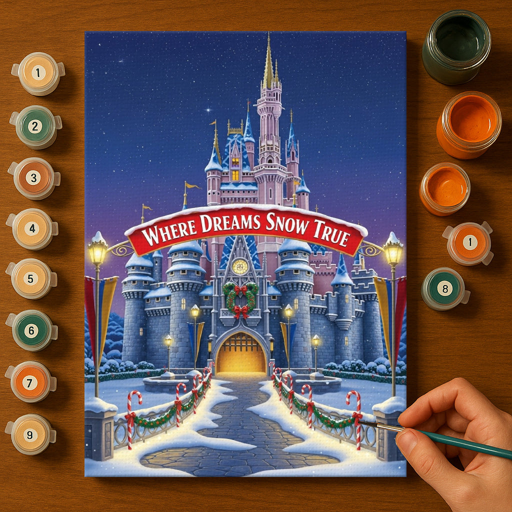 Colorful Christmas Joy #116 | Paint by Numbers Kit EasyArtJoy