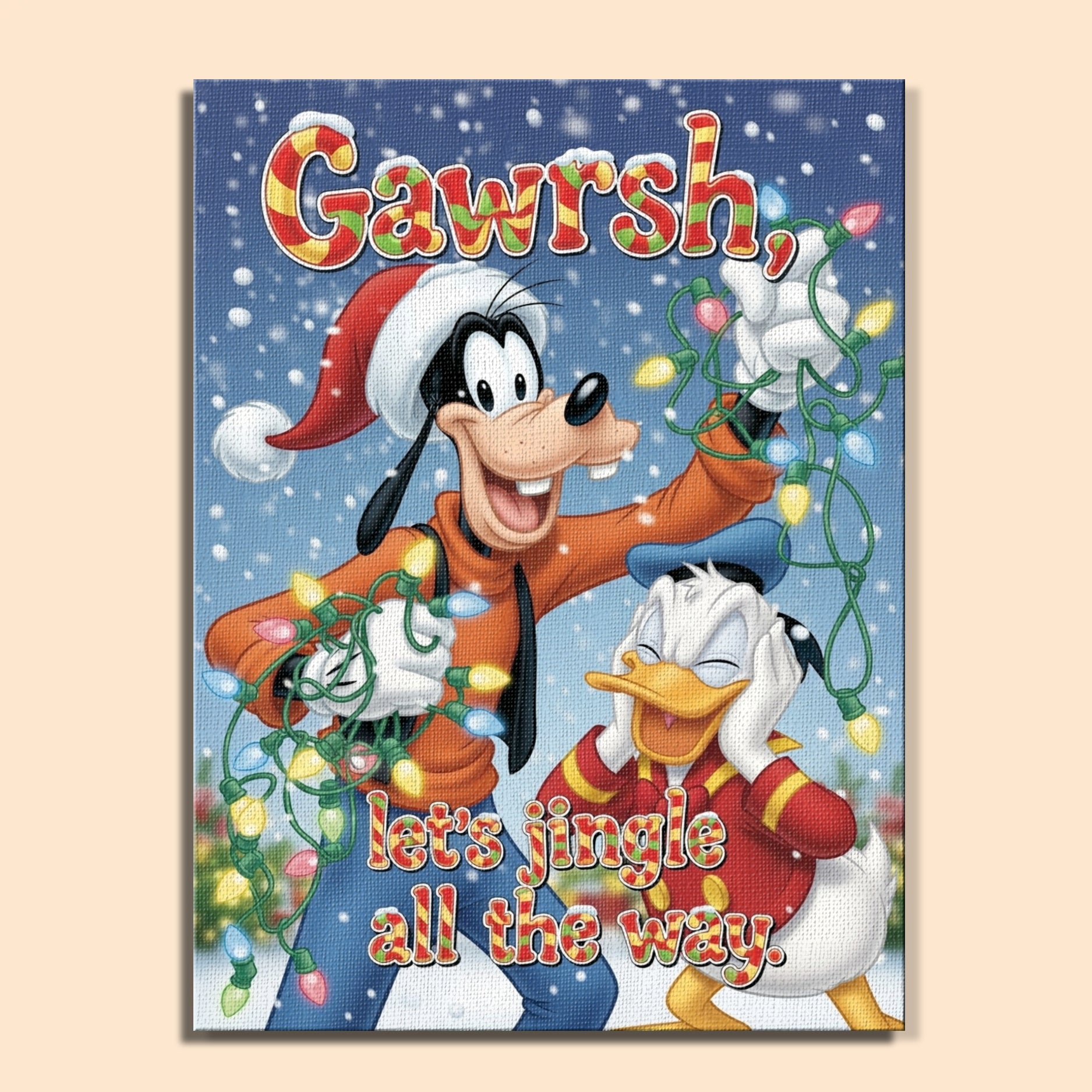 Colorful Christmas Joy #118 | Paint by Numbers Kit EasyArtJoy