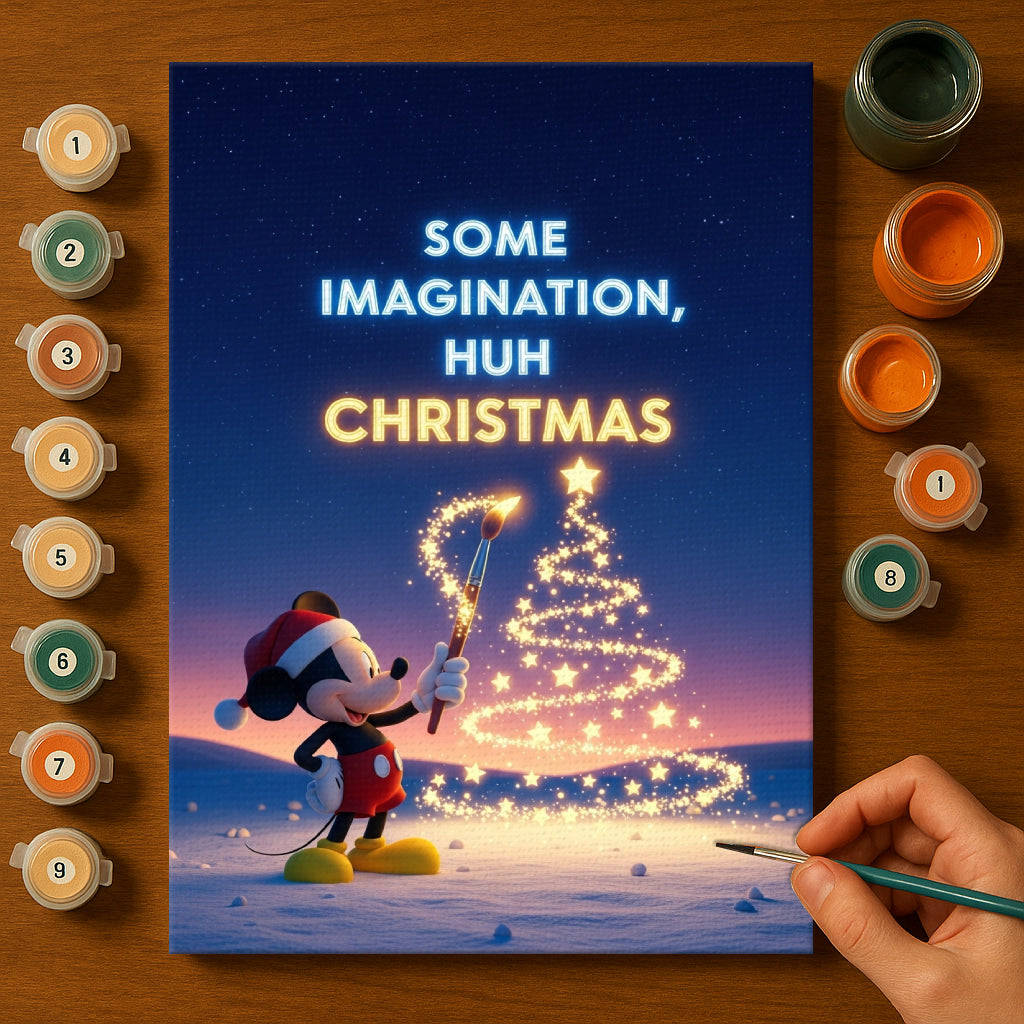 Colorful Christmas Joy #119 | Paint by Numbers Kit EasyArtJoy