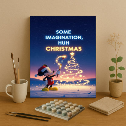 Colorful Christmas Joy #119 | Paint by Numbers Kit EasyArtJoy