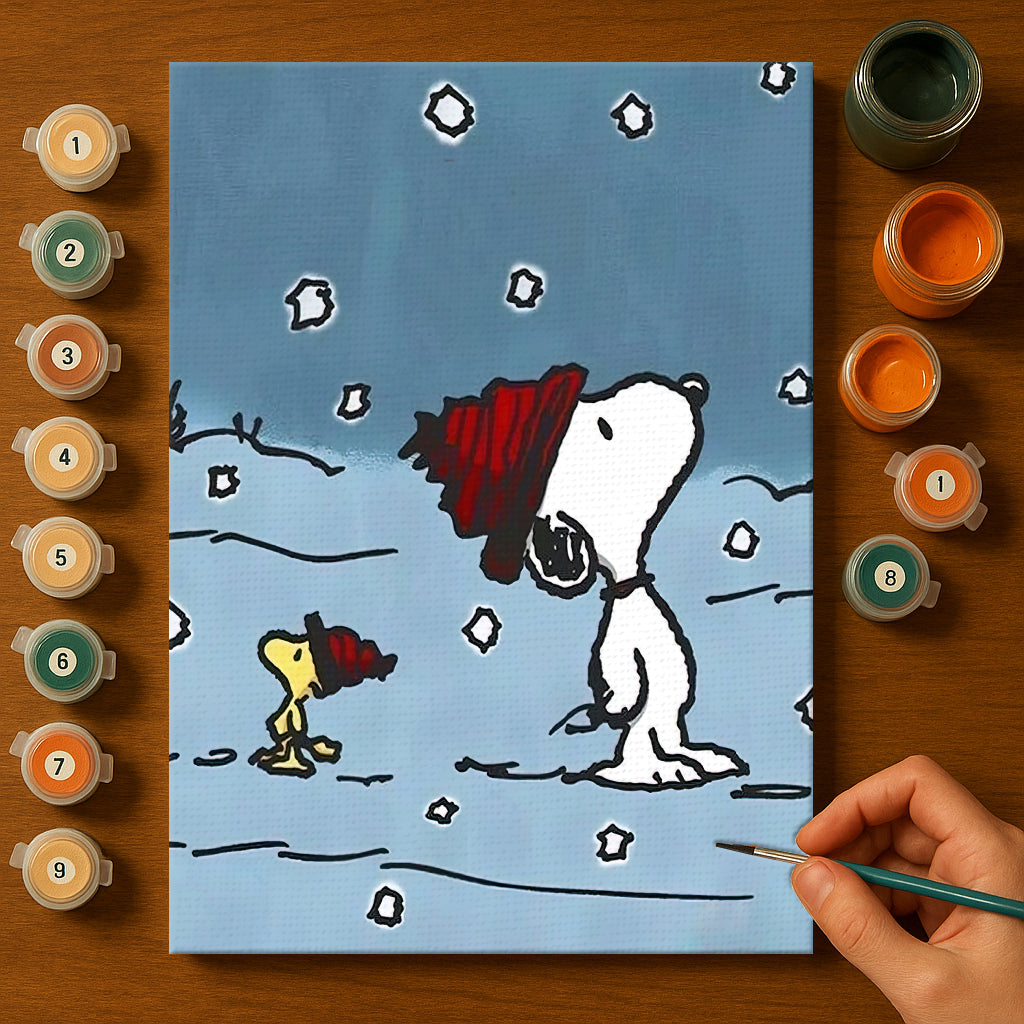 Colorful Christmas Joy #11 | Paint by Numbers Kit EasyArtJoy