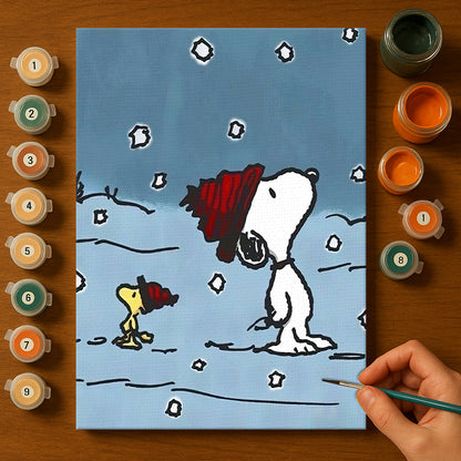 Colorful Christmas Joy #11 | Paint by Numbers Kit EasyArtJoy