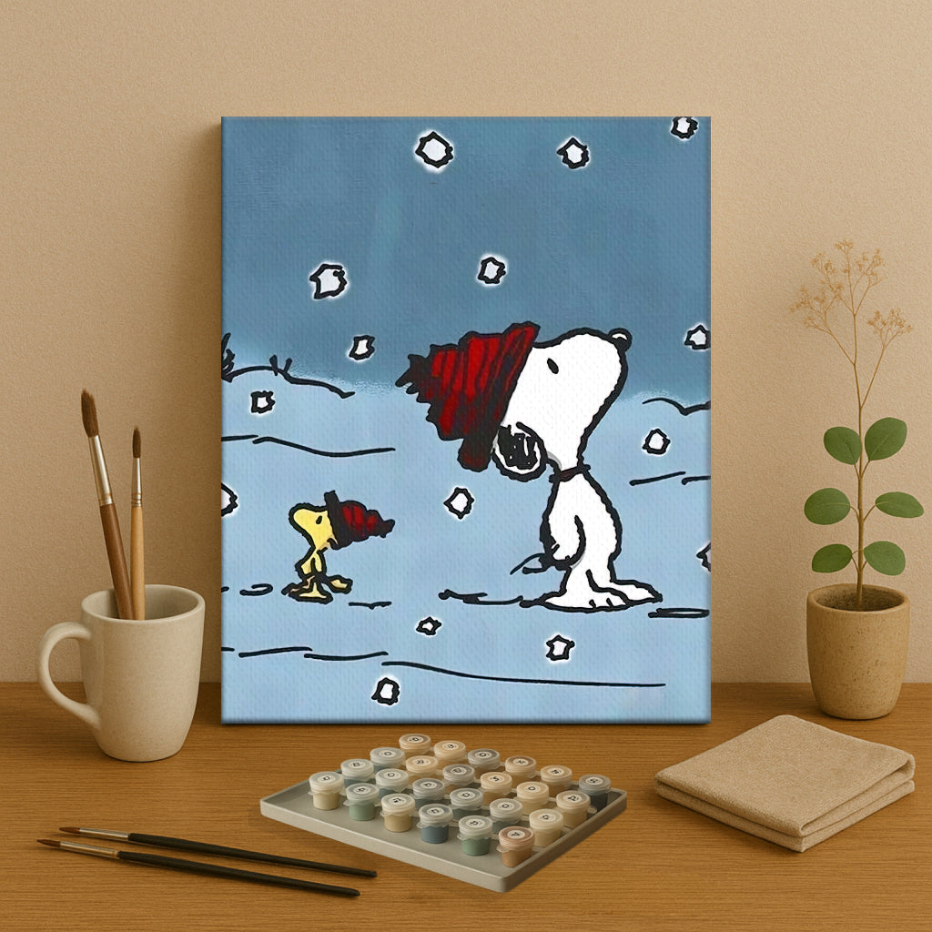 Colorful Christmas Joy #11 | Paint by Numbers Kit EasyArtJoy