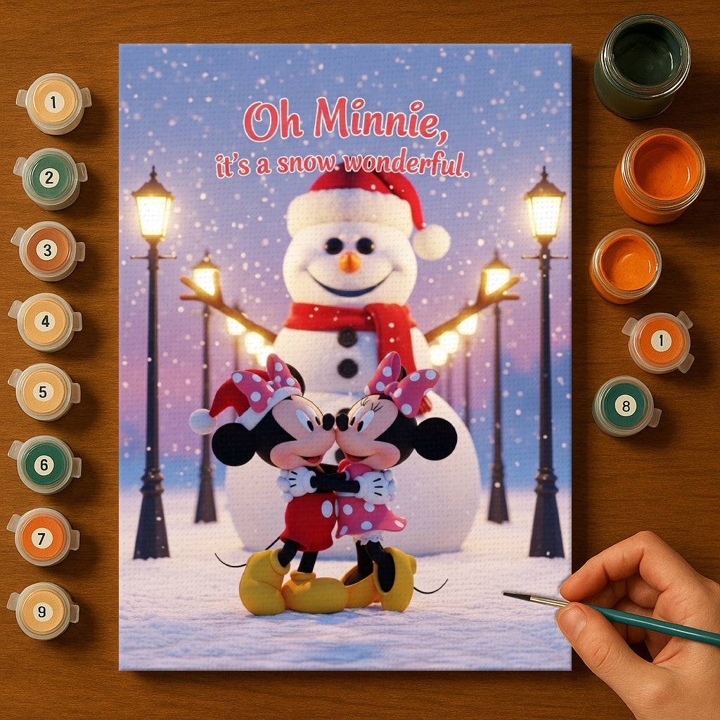 Colorful Christmas Joy #120 | Paint by Numbers Kit EasyArtJoy