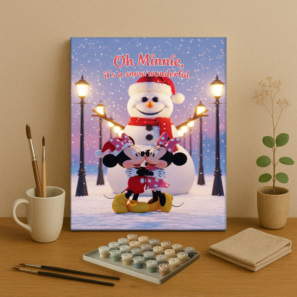 Colorful Christmas Joy #120 | Paint by Numbers Kit EasyArtJoy