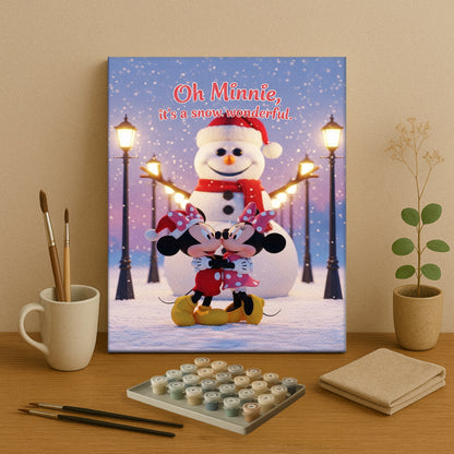 Colorful Christmas Joy #120 | Paint by Numbers Kit EasyArtJoy