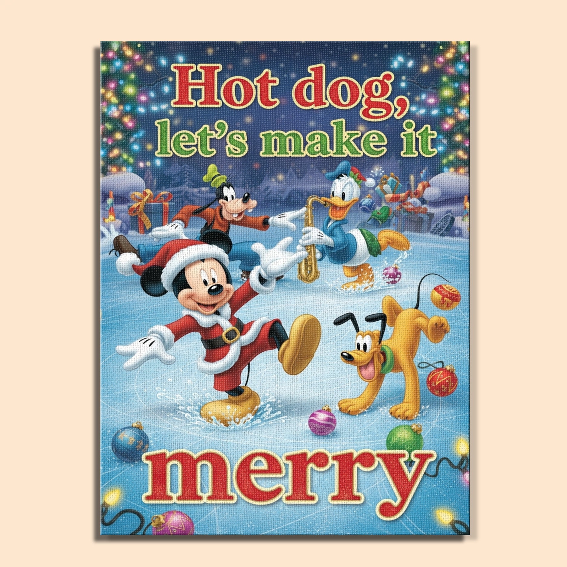 Colorful Christmas Joy #121 | Paint by Numbers Kit EasyArtJoy