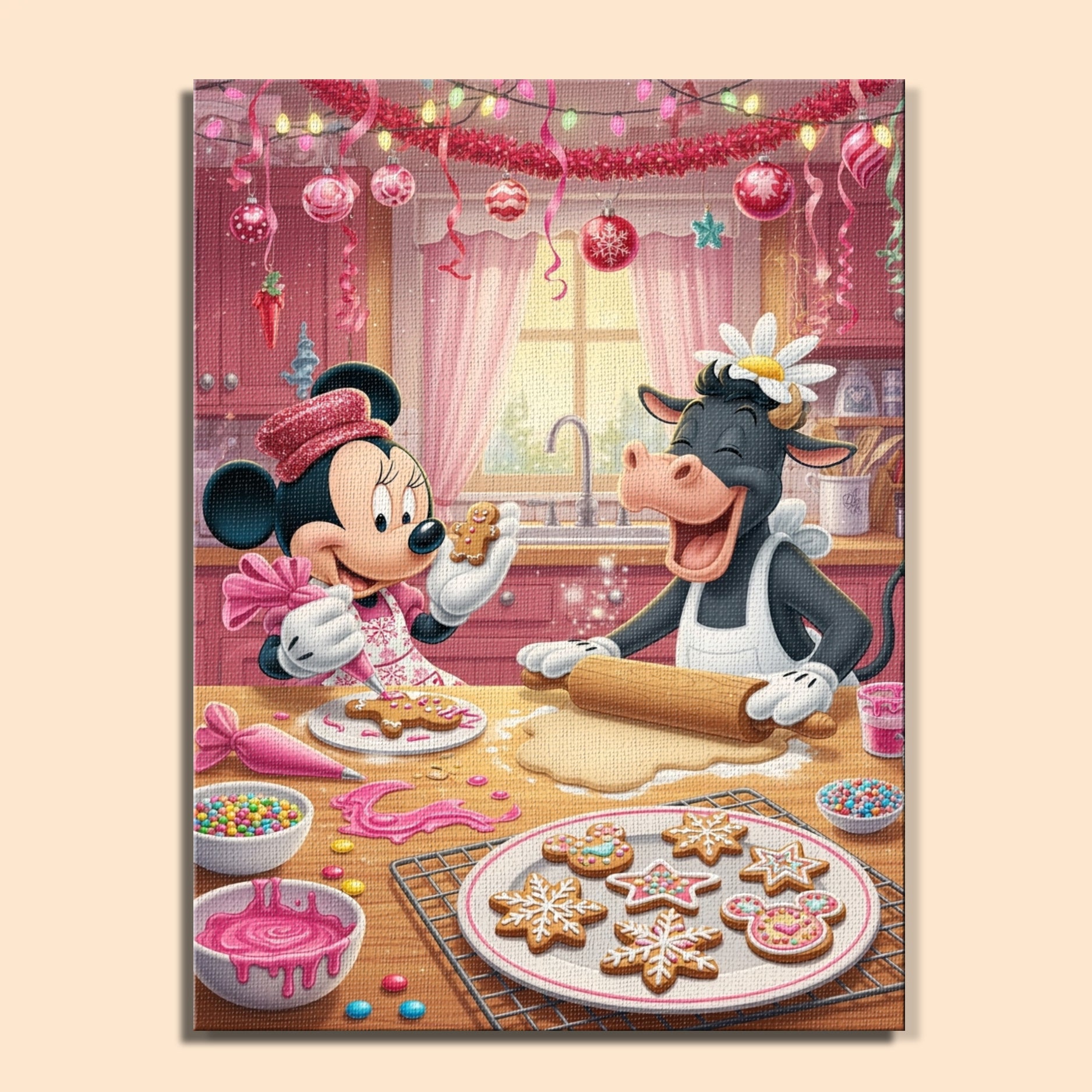 Colorful Christmas Joy #122 | Paint by Numbers Kit EasyArtJoy