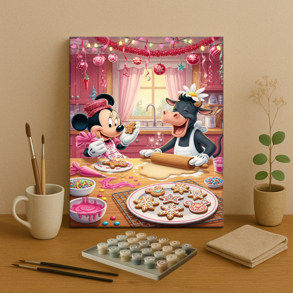 Colorful Christmas Joy #122 | Paint by Numbers Kit EasyArtJoy