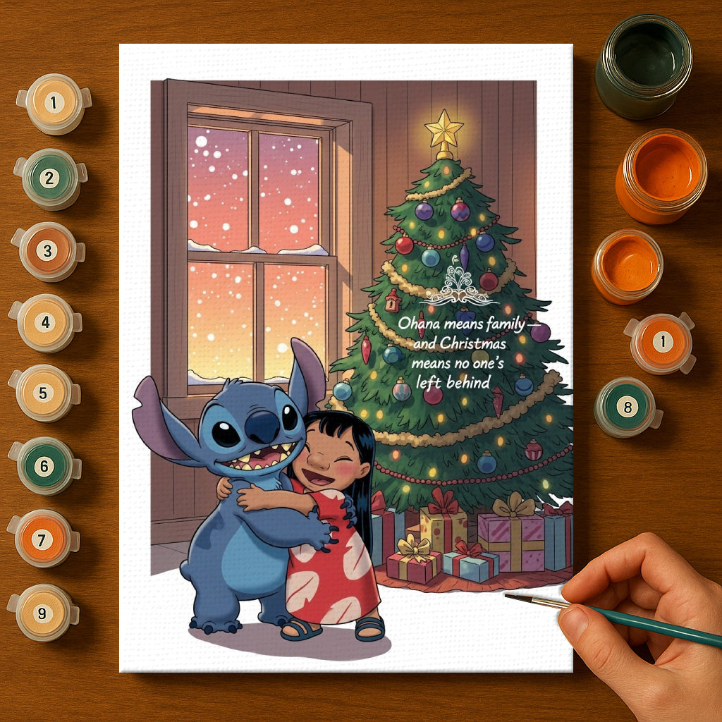 Colorful Christmas Joy #123 | Paint by Numbers Kit EasyArtJoy