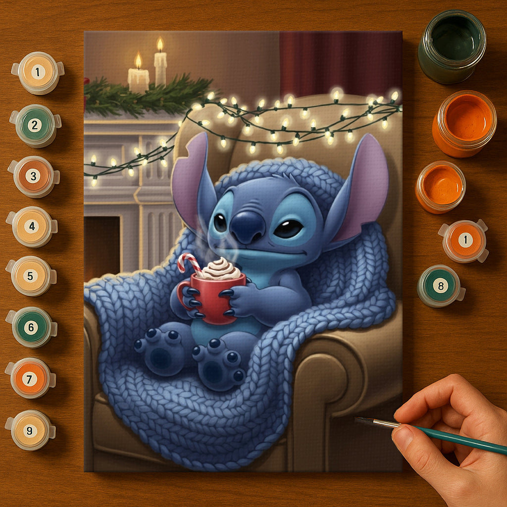 Colorful Christmas Joy #124 | Paint by Numbers Kit EasyArtJoy