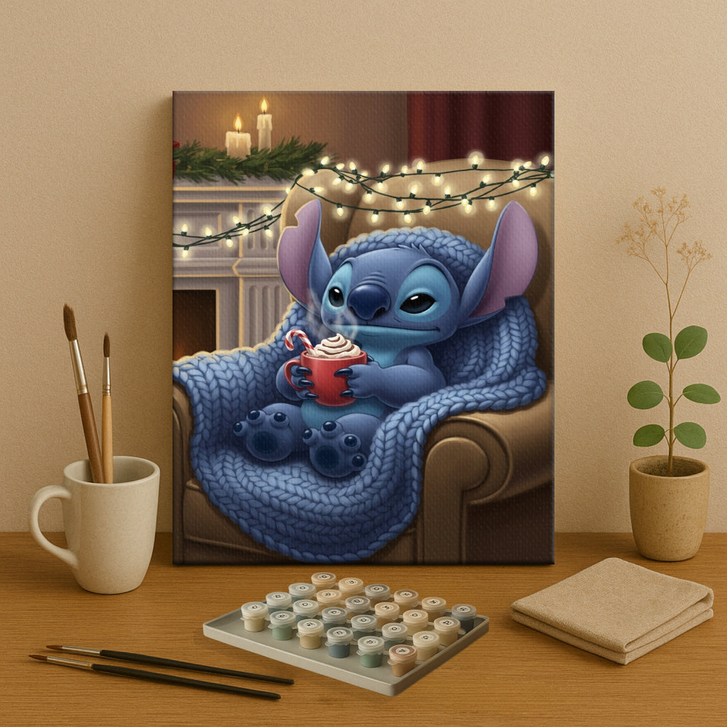 Colorful Christmas Joy #124 | Paint by Numbers Kit EasyArtJoy