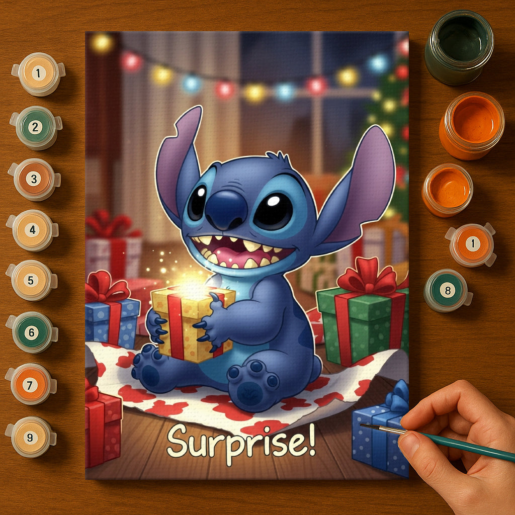 Colorful Christmas Joy #125 | Paint by Numbers Kit EasyArtJoy