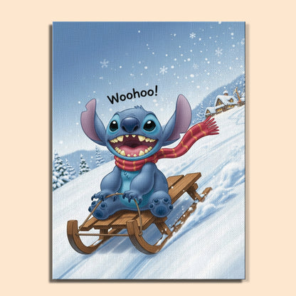 Colorful Christmas Joy #128 | Paint by Numbers Kit EasyArtJoy