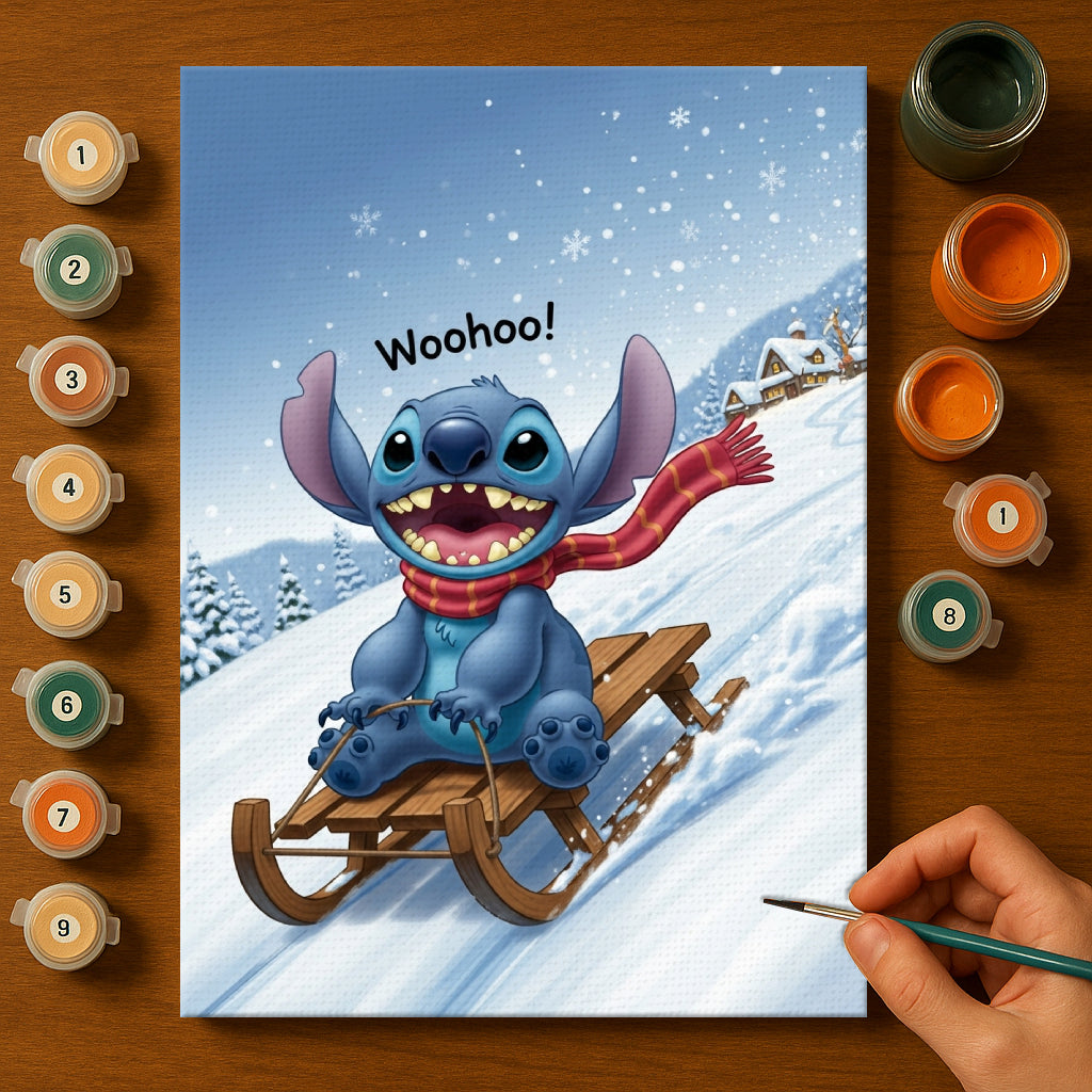 Colorful Christmas Joy #128 | Paint by Numbers Kit EasyArtJoy